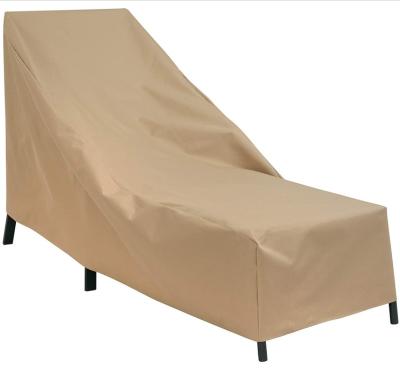 China Protect Chair Sun Sofa Cover Outdoor Patio Chaise Lounge Cover Garden Folding Bed Protective Waterproof Cover Anti-dust for sale