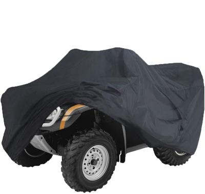 China Single Color Without Pattern China Supplier Rectangle Oxford Cloth Outdoor Waterproof Black Black ATV Cover for sale