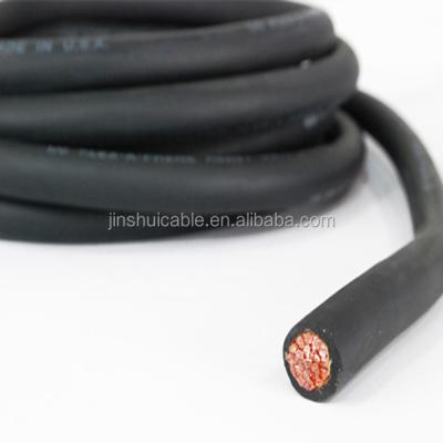 China Industrial Copper Welding Conductor Rubber Sheath 50MM Cable Price List for sale