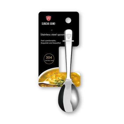 China 2021 Hot Sustainable - Selling High Quality Stainless Steel Silver Spoon for sale