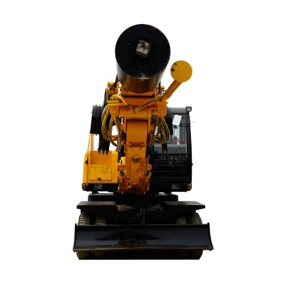 China Driver For Building Foundation Of Trusses 5-50m Mini Pile Machine Ground Screw for sale