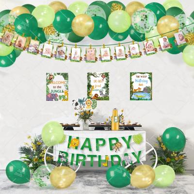 China Hawin's Jungle Safari Animal Party Table Sign Decorative Centerpieces Card Ads Tags Birthday Party Decorations for sale