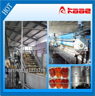 China Industrial Apple and Pear Juice Production Line Stainless Steel Turnkey Project for sale