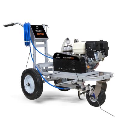 China D9100 Gasoline Power Line Road Marking Spraying Machine , Road Gasoline Spraying Line Machine for sale