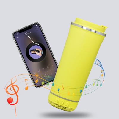 China Viable Smart Water Bottles 20oz Wireless Music Player Sublimation Directly Masks Lean Speaker Rocker for sale