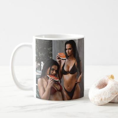 China Viable Maker 11oz Coffee Mug Wholesale DIY Product Ceramic Coffee Mug Sublimation Blank for sale