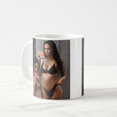 China Wholesale Custom Viable Sublimation Ceramic Coffee Mug Taza Caneca Para Sublimacao Porcelain Logo White Matt Blanks Magic for sale