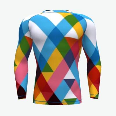 China Long Sleeve Tonton Sportswear Polyester Spandex Custom Sublimated Rash Guard Manufacturer for sale