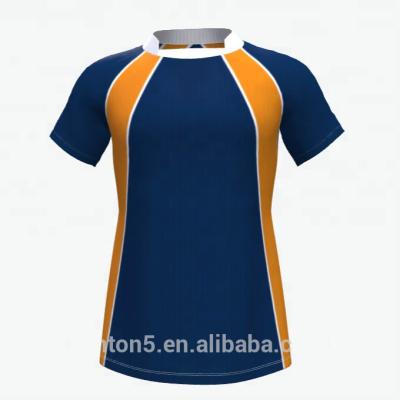 China Antibacterial Cheap Price Sublimation Printing Customized Rugby Shirt for sale