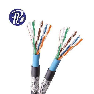 China PULLYCables Brand LAN Cable CAT5e SFTP Outdoor Network Cable Super Speed ​​PE Jacket 100Mhz 305m PL-LA60 for sale