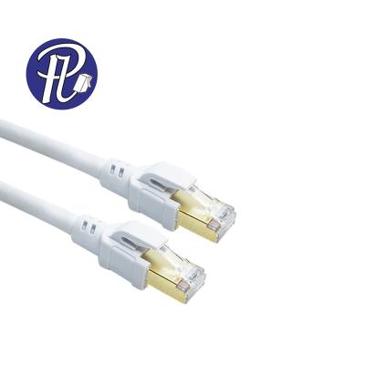 China PULLYCables brand super quality CAT8 patch cord with gold plated 2000Mhz 40Gbps patch cable PL-LA168 for sale