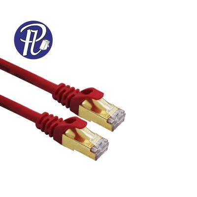 China PULLYCables Brand Super Quality CAT7SFTP Patch Cord With Gold Plated 600Mhz 10Gbps Patch Cable PL-LA109 for sale