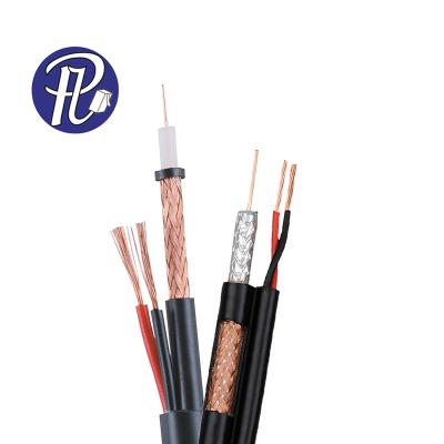 China PULLYCables Brand RG6 Coaxial Cable With Power Cable High Transmission With Very Competitive Price PL-CO81 for sale