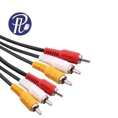 China DVD Player PULLYCables Brand 3RCA To Audio Video Cable 3RCA Male To Male Hotsell for sale