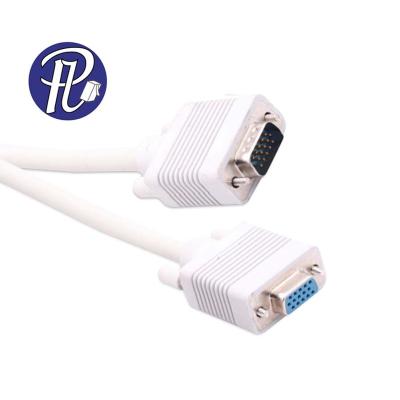 China COMPUTER PULLYCables Brand VGA Cable 3+4 Cable 15 PIN Male To Female For Computer Monitor 1080P for sale