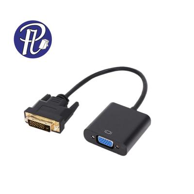 China PULLYCables Brand HDTV DVI To VGA Adapter Cable Super Quality With 4K 1080P for sale