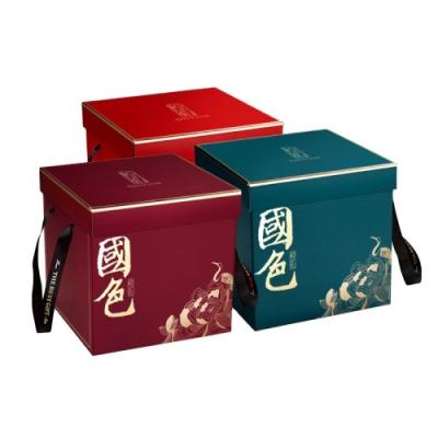 China Factory Direct Selling Recyclable High-end Chinese New Year Gift Box Gift Handheld Basket With Lid for sale