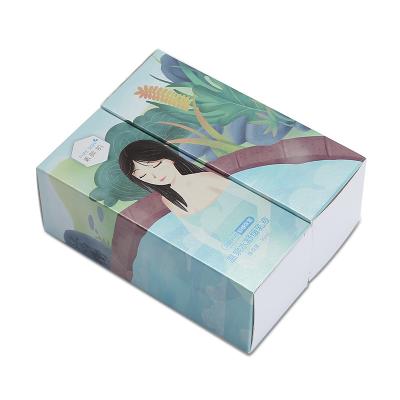 China Biodegradable Custom Logo Cloth Foam Collapsible Cardboard Paper Rigid Inside Protective Cosmetics Gift Box for sale