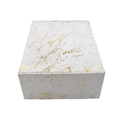 China Sturdy Customized Biodegradable Color Style Courier Shipping Box, Manufacturer Wholesale Marbled Gift Box for sale