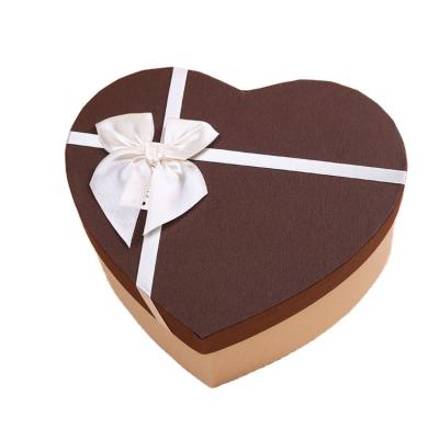 China Recycled Materials Hot Sale Luxury Heart Shaped Gift Box,Manufacturer Wholesale High-End Gift Box For Flowers for sale