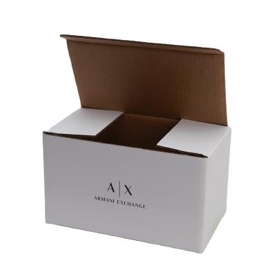 China Manufacturer Wholesale White Corrugated Recyclable Box , Eco - Friendly Recyclable Cardboard Packaging Box for sale