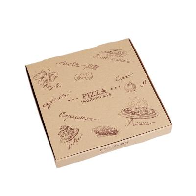 China Biodegradable mini maker custom pizza box, hot sale custom logo packaging box for pizza for sale