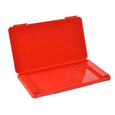 China Red color viable plastic face mask case and hotsale face mask holder case with facemask case for sale