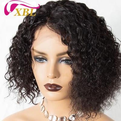 China New Arrvial Silky Straight Wave XBL Wig Co-Co Curly Trends Style Raw Cambodian Curly Virgin Hair Lead Hair Curly Closure Front Wig for sale