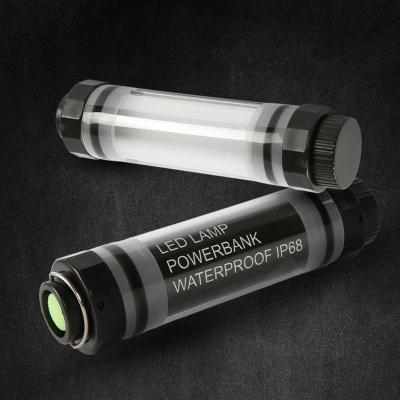 China NEW Multifunctional Powerbank Camping Portable Handheld Battery Operated USB Rechargeable Tube IP68 Waterproof Underwater Light for sale