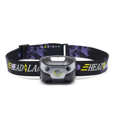 China Camping Head Lamp White Color LED Emitting Head Lights 4 