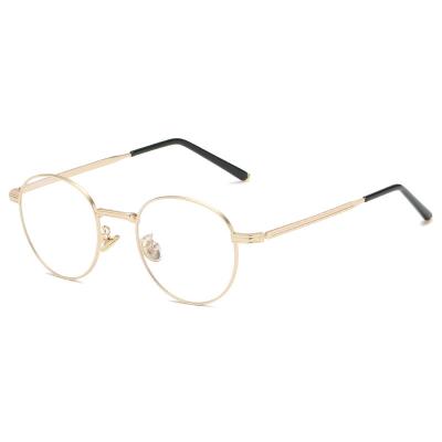 China Popular researcher round around myopia glass simple light frame for sale