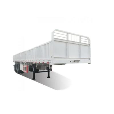 China Cargo Loading 3-Axle 20ft Skeleton Semi-Trailer Hy-S455 Mobile Stage Side Wall Semi Trailer for sale