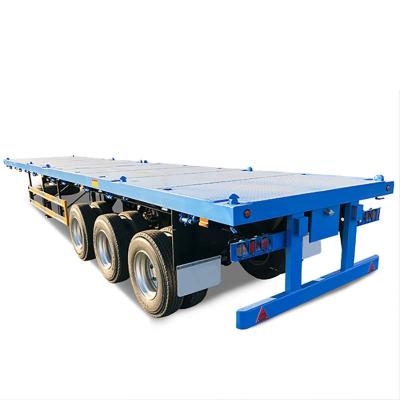 China Cargo Loading 3 Axles Refrigerator Thermo King Semi Trailer Making 3 Axles Cargo Transport Semi Trailer Max Flatbed Trailer Extendable for sale