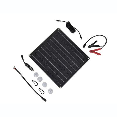 China Power Supply System Station Outdoor Bank 12v Foldable Car Battery Charger Portable Solar Panel For Outdoor 125mmx125mm for sale