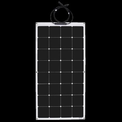 China 100w 150w 12v 24 Volt Monocrystalline Flexible Solar Cell Panels Price In India Bangladesh 158.75mmx158.75mm for sale