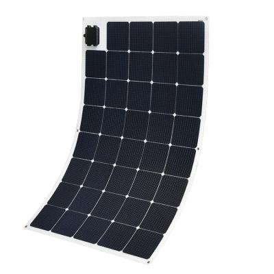 China High Efficiency 175w Etfe Sunpower Flexible Solar Panel 158.75mmx158.75mm for sale