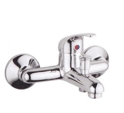 China Metered Faucets NEW AMAZON DESIGN Hot/Cold WATER Bathtub Wall Mounted Faucets Chrome Factory Shower Single Tub Faucet For Bathroom for sale