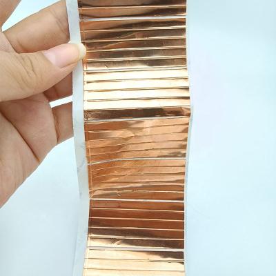 China High Temperature Die Cut Heat Resistant Gold Insulation Copper Foil Tape for sale