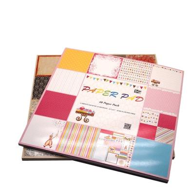 China Europe Blue City Customized Pad Scrapbook Pink Logo Card Pad Paper And Blue Paper for sale