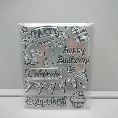 China DIY Decoration Scrapbook High Quality Decorative Custom Silicone Clear Stamp for sale