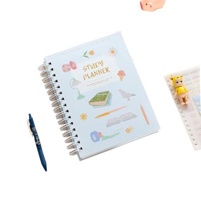 China Cute 2021 Planner A5 Size O Wire Colorful Printing Spiral Agenda Planner for sale