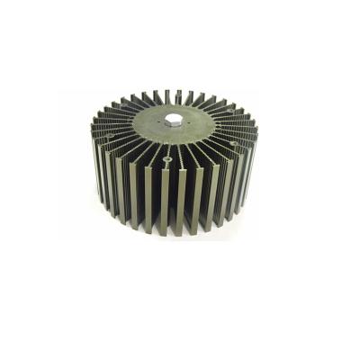 China Round Aluminum Extrusion Sunflower Aluminum Heatsink For DIY Lighting Round Aluminum Extrusion Heatsink for sale