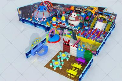 China Large Space Naughty Castle Paradise Indoor Playground for sale