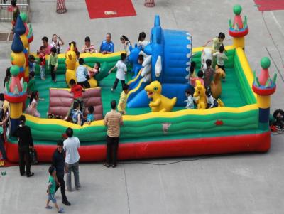 China Playground Inflatable Trampoline Park For Kids Big Inflatable Bounce House Indoor for sale