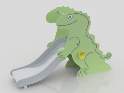 China Single Stainless Steel Dinosaur Slide 100kg Indoor And Outdoor Slide for sale