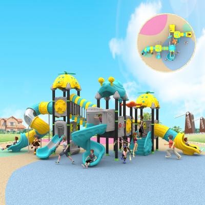 China Environmentally Friendly Playground Slide Outdoor Kids Plastic Heavy Duty Playground Slide for sale