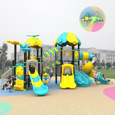 China Customized Colors Commercial Outdoor Play Equipment Kids Commercial Playground Solutions for sale