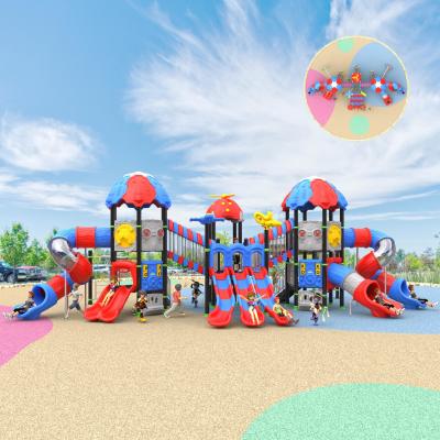 China Commercial Playground Slide 3 Years - 12 Years  Commercial Preschool Playground Equipment for sale