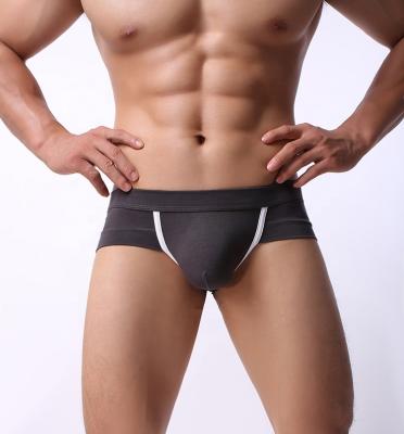 China New Antibacterial Design Plus Multi Colors Breathable Sexy Men's Underwear Pouch Bulge Waist Modal Low Briefs Briefs for sale