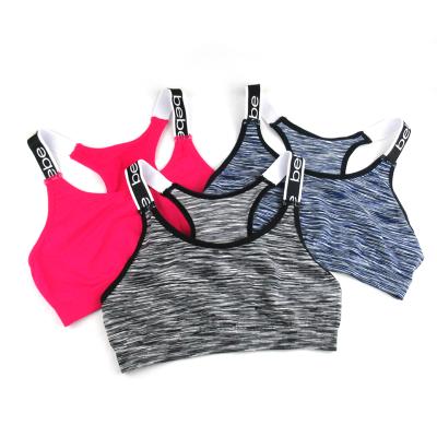 China Logo Strap Kid Underwear High Elastic Antibacterial Child Girl Vest Sports Comfortable Crop Tops Bra for sale